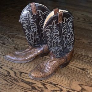 Ostrich Men’s Boots Justin